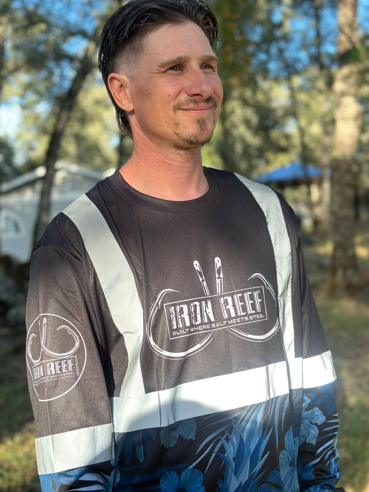Midnight Reef Long Sleeve Safety Reflective Hi-Viz