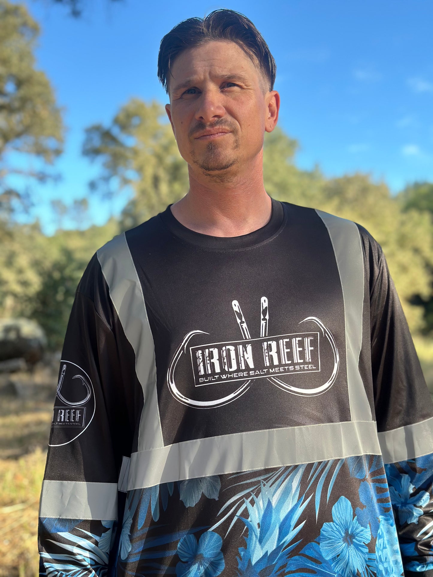 Midnight Reef Long Sleeve Safety Reflective Hi-Viz